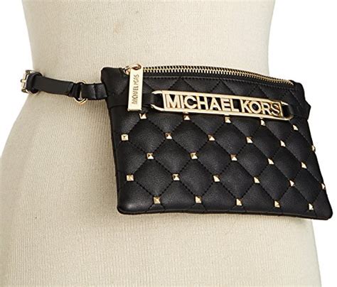 michael kors backpack with gold studs|Michael Kors belt bag.